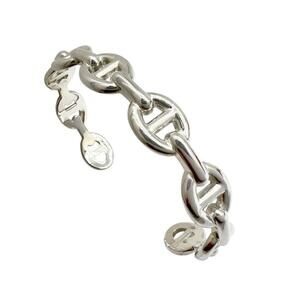 HERMES Silver Bracelet
